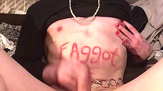 Sissy Whiteboi Loser Cumshot