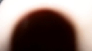Small tit tan amateur gives a blowjob