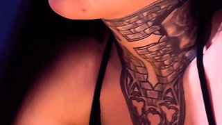 Double Fake Tits Licked and Sucked