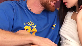 Cuckold Turns in to Her First Double Penetration