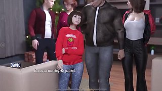 Christmas Blowjob Special with Stepmom - Big Natural Tits & Heart Problems