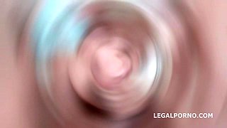 Monsters of DAP with Anal Rose. Sasha Zima meets GG for the first