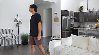 Smart house system works in HOT teen stepsister her favor