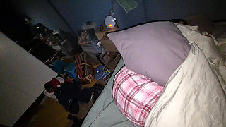 Woke Her up to Join My Autofellatio Session