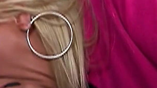 Blonde Milf misty with big silicon tits fucked by black big cock