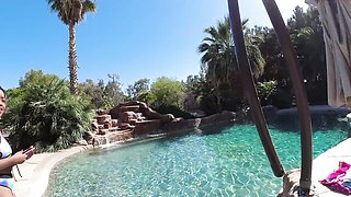 Heavenly Porsha Carrera and Nina Rivera at amateur interracial trailer