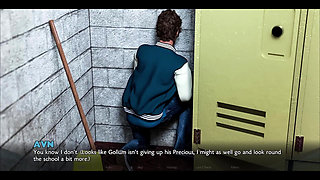 Timestamps: Lost Love - Nerdy Girl Eats Pussy and Ass Inside of College Shower Room