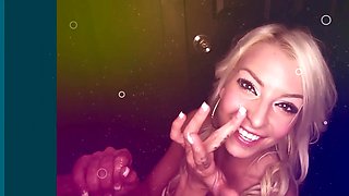 Satin Summers Swallows Thick Cumshots at Glory Hole