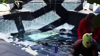 Peggingonly - Sexy Luxury Vacation Pool Pegging