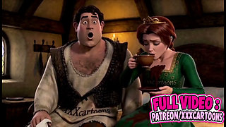 Shrek x Fiona - A Naughty Cartoon Adventure