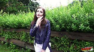 German Scout - Fit Beauty Joanna Grace Pick up for No Condom Casting Fuck