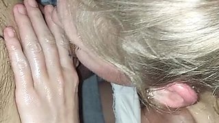 Savor Megan Brandmeyer's raw blonde passion in a cheating intimate blow