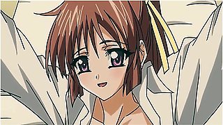 Anime busty beauty cheating with a bigger cock