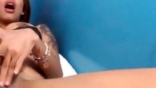 Big-Nipple Latina Lesbians Webcam Show