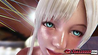 3D Hentai Animation with Sexy Blonde Luna - Enjoy Reverse Standing Fuck, Anal Doggy Style, and Cowgirl Action Ending in Creampie