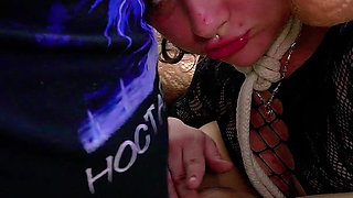 Tied Redhead Slave Anal: Couple Dominating Hot Ginger Girl