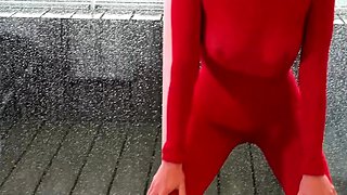 MyElla - Playing with my black strapon