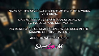 Evie Sneaks You Into Alley for Rough Public Sex POV - AI GENERATED Preview