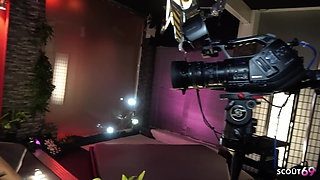 German Curvy Big Ass Teen Sofia Seduce to Suck at First Time Model Job