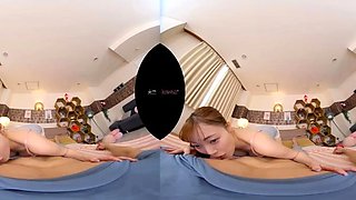 Tan Japanese gyaru in POV handjob blowjob rimjob orgy
