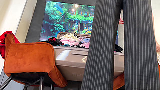 Hot Sexy Long Legs University Student College Girl Does a Try on Haul for Short Skirt and Lingerie Panties and No Panties