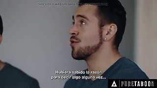 StepMom Sheena Ryder Gives In To Stepson's DP Threesome - Spanish Subs
