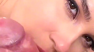 Big Dick for Dessert - Big Tits Brunette Stoped by for Juicy Blowjob and Tit Fuck After Gym in POV