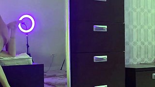 Blonde Babe Films Hardcore Sex with Big-Cock Stud