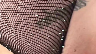 Riding a Dildo in Leather Boots to Orgasm