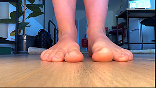 Foot Slave Punished with Spit and Humiliation