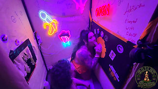 Bailey Boston & Kennedy Starling Share Bwc at Gloryhole