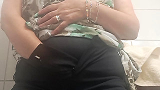 a moment of passion in the quick bathroom