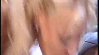 Blonde German MILF with Big Booty Gets Anal Drilled in Vintage Scene