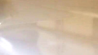 Shower Giantess: Colossal Bare Feet in the Rain