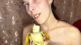 Banana dp, food insertion, teen