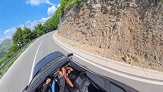 Rough Outdoor Fuck on the Car in Montenegro- Sexy Brunette Latina Show Extreme Blowjob and Fuck Doggy Style in POV