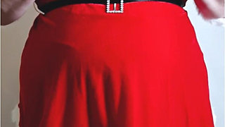 Masturbate to This - Slow Motion of Santas Wifes Big Tits MILF Mature BBW Hairy Pussy Tights Pantyhose Homemade Amateur Asmr