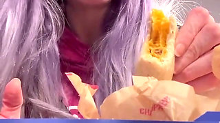 67 Giantess Eating & Burping