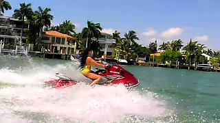 Nasty brunette pornstar with big boobs