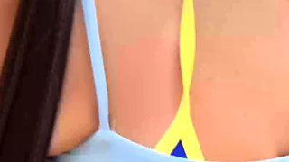 Sexy Babe Swallows Big Cock