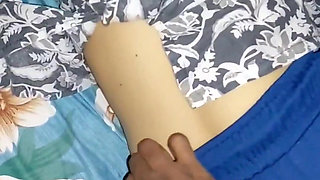 Voyeur and Multiple Orgasm at Hotwife at Midnight When She Is Not Awake