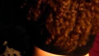 Cum on her panties - amateur CFNM fun