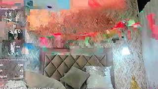 Outstanding TS in Black Lingerie with Puffy nipples Part 1