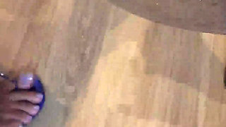 Sexy Italian Teacher Class Ends in Foot Worship and Footjob with Sexy Full of Cum