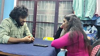 Lady Boss - Male Staff Hot Fuck In Office Room To Convincing Boss