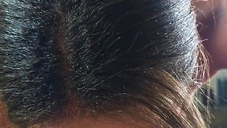 Blowjob POV in Bed with the Slave