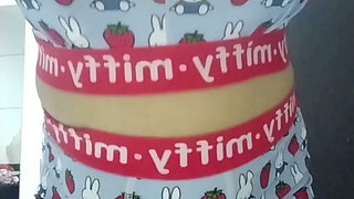 Sexy Filipina MILF, Playing in Her Miffy Bra & Panties