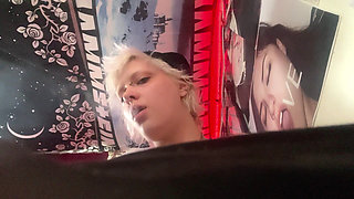 Giantess Gets Watched Morning Masturbating by Tiny Man