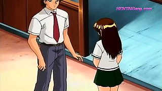 Submissive MILF Cum in Public as Her Doms Fill Her Holes With Toys