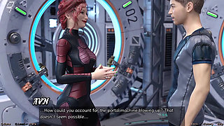 Stranded in Space - Holding Hands with Asian Scientist MILF